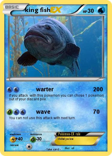 Pokemon king fish