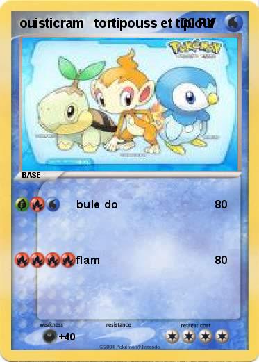 Pokemon ouisticram   tortipouss et tiplouf