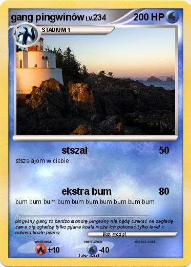 Pokemon gang pingwinów