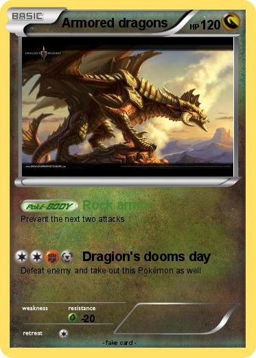 Pokemon Armored dragons