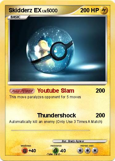 Pokemon Skidderz EX