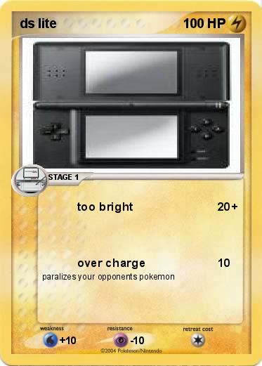 Pokemon ds lite
