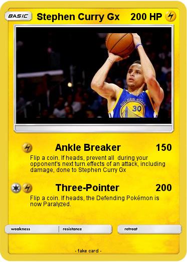 Pokemon Stephen Curry Gx