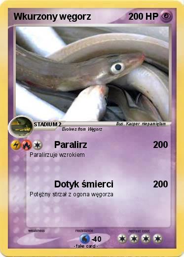 Pokemon Wkurzony węgorz