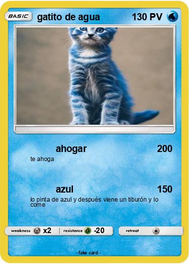 Pokemon gatito de agua