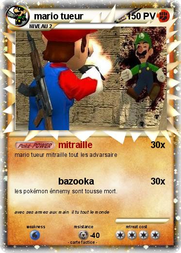 Pokemon mario tueur