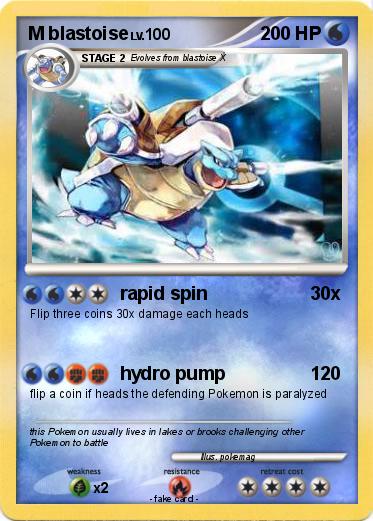 Pokemon M blastoise