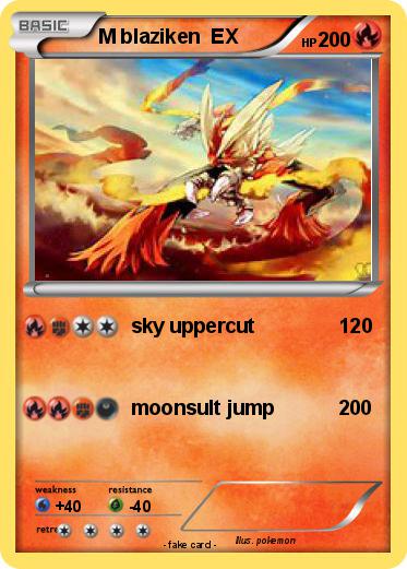 Pokemon M blaziken  EX