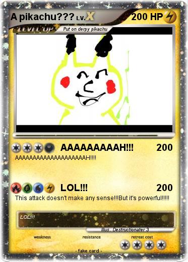 Pokemon A pikachu???