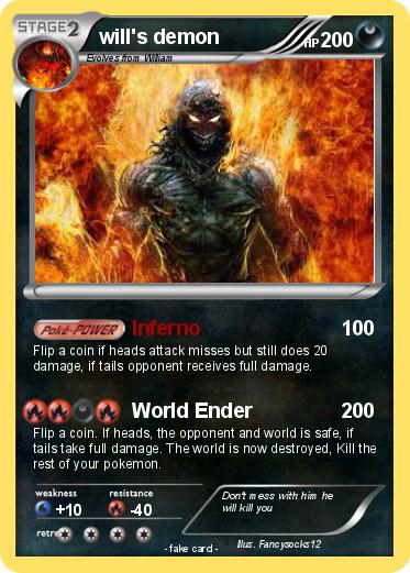 Pokemon will's demon