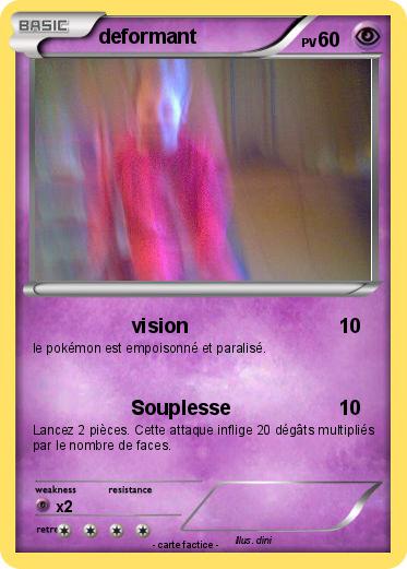 Pokemon deformant