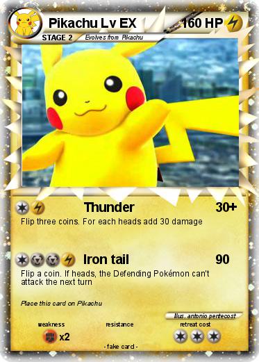 Pokemon Pikachu Lv EX