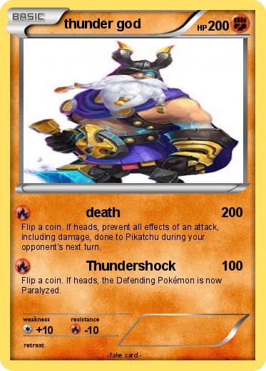 Pokemon thunder god