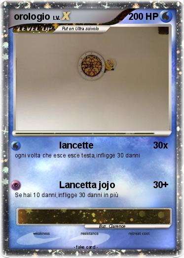 Pokemon orologio