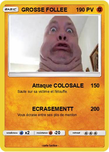 Pokemon GROSSE FOLLEE