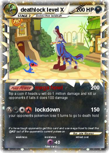 Pokemon deathlock level X