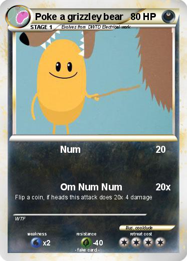 Pokemon Poke a grizzley bear