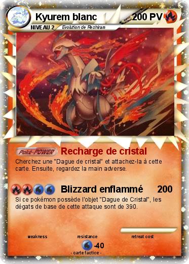 Pokemon Kyurem blanc