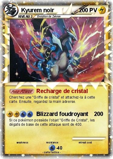Pokemon Kyurem noir