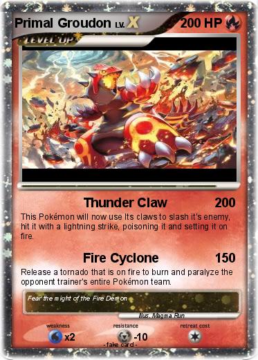Pokemon Primal Groudon