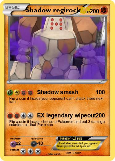 Pokemon Shadow regirock