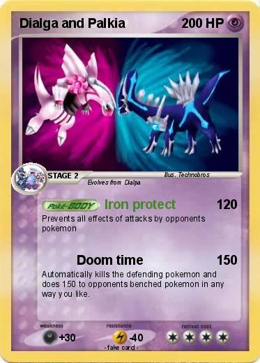 Pokemon Dialga and Palkia