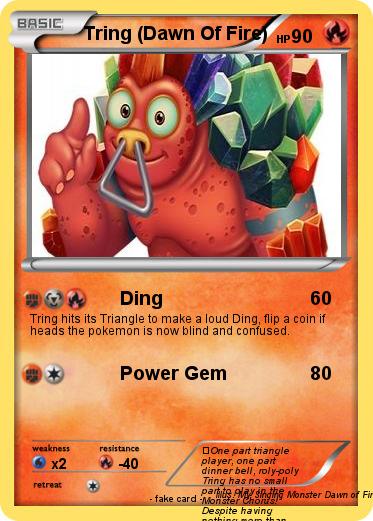 Pokemon Tring (Dawn Of Fire)