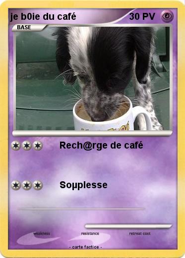 Pokemon je b0ie du café