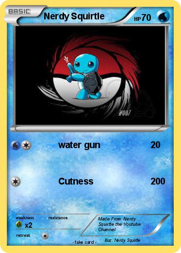 Pokemon Nerdy Squirtle