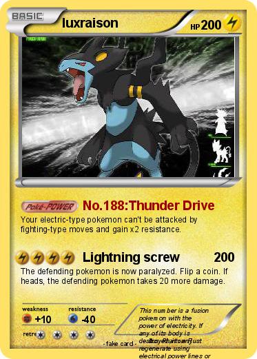 Pokemon luxraison