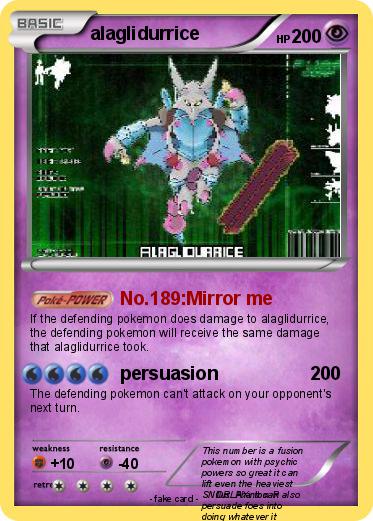 Pokemon alaglidurrice
