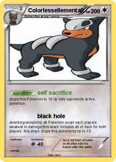 Pokemon Colorlessellementall