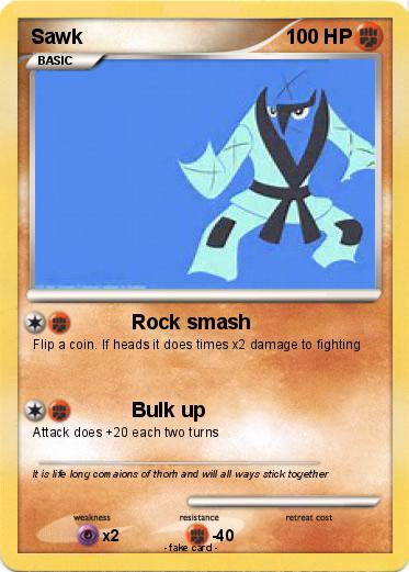 Pokemon Sawk