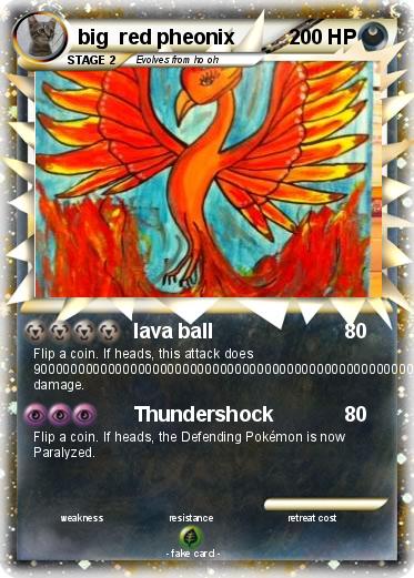Pokemon big  red pheonix
