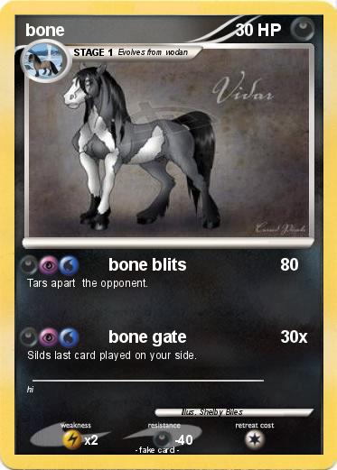 Pokemon bone
