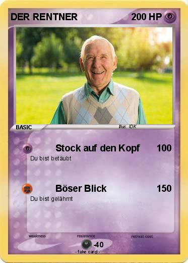 Pokemon DER RENTNER