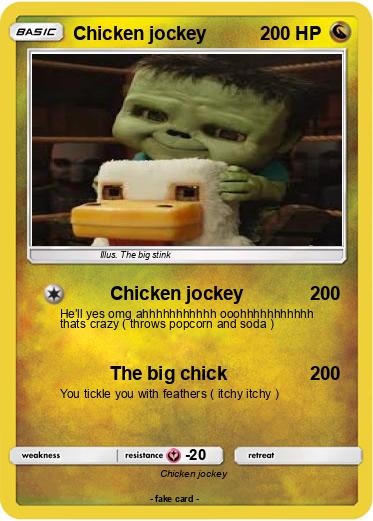 Pokemon Chicken jockey