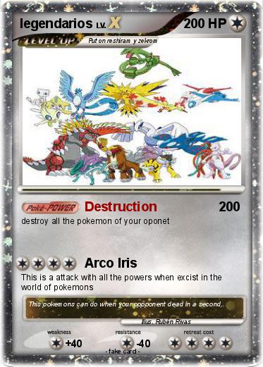 Pokemon legendarios