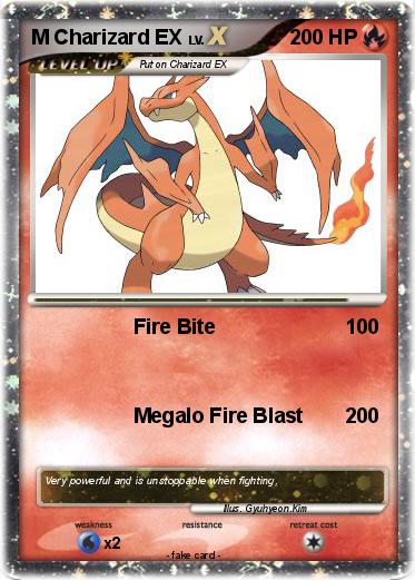 Pokemon M Charizard EX
