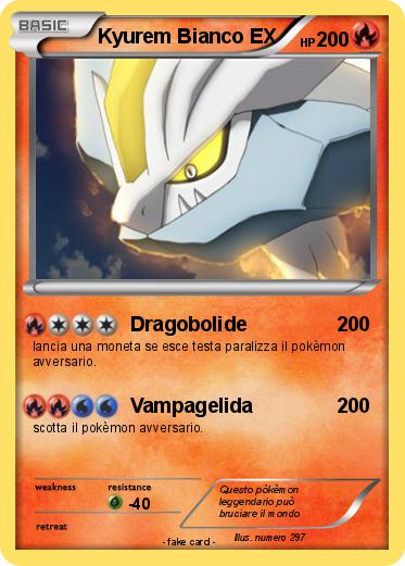 Pokemon Kyurem Bianco EX