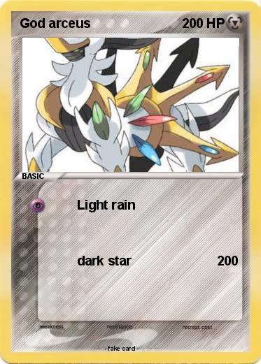 Pokemon God arceus