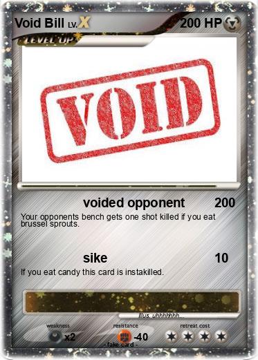 Pokemon Void Bill