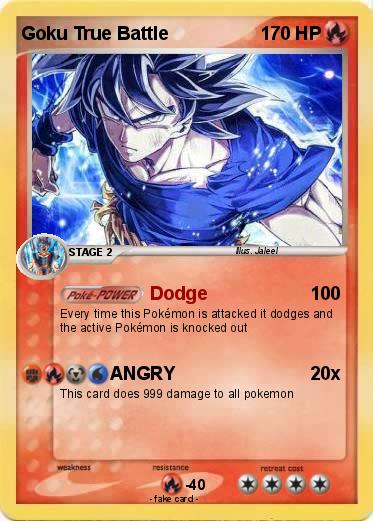 Pokemon Goku True Battle