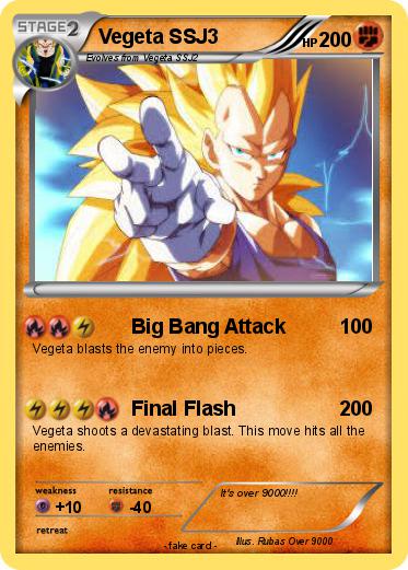 Pokemon Vegeta SSJ3
