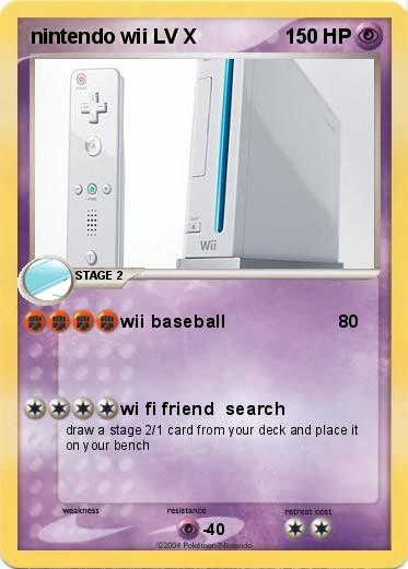 Pokemon nintendo wii LV X