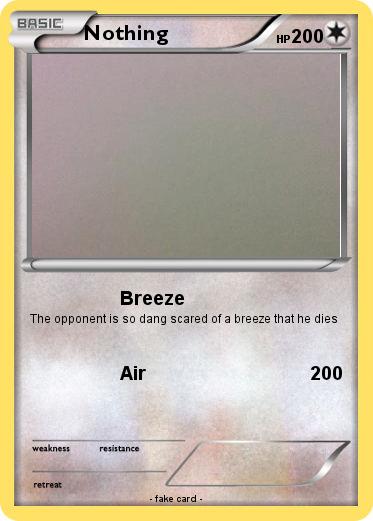 Pokemon Nothing