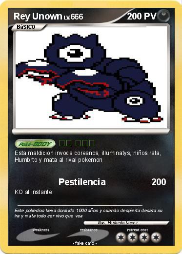 Pokemon Rey Unown