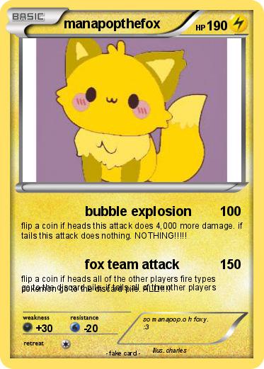 Pokemon manapopthefox