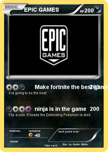 Pokemon EPIC GAMES
