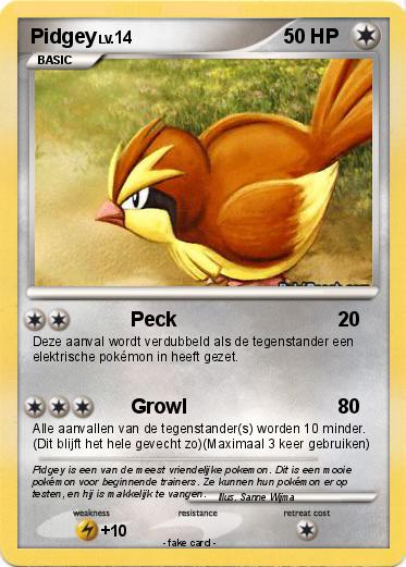 Pokemon Pidgey
